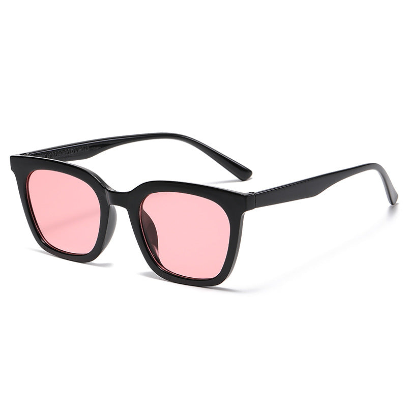 Wholesale Retro Brown Square PC Men's Sunglasses